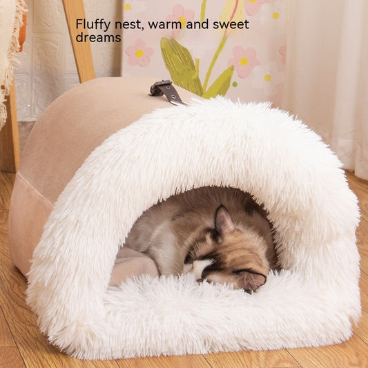 Portable Pet Nest for Comfortable Travel and Home Use